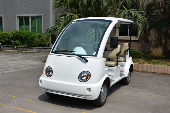 Fiber Glass Body Electric Recreation Vehicles , 4 Passenger 48V Electric Tourist Car